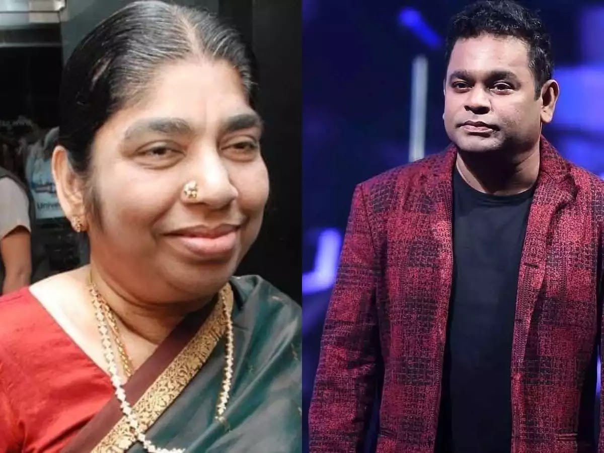 rahman with mother