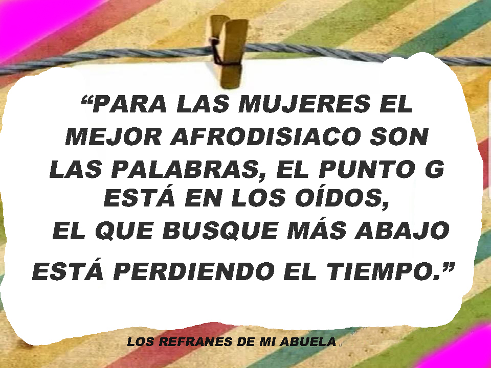 FRASES SOBRE EL AFRODISIACO