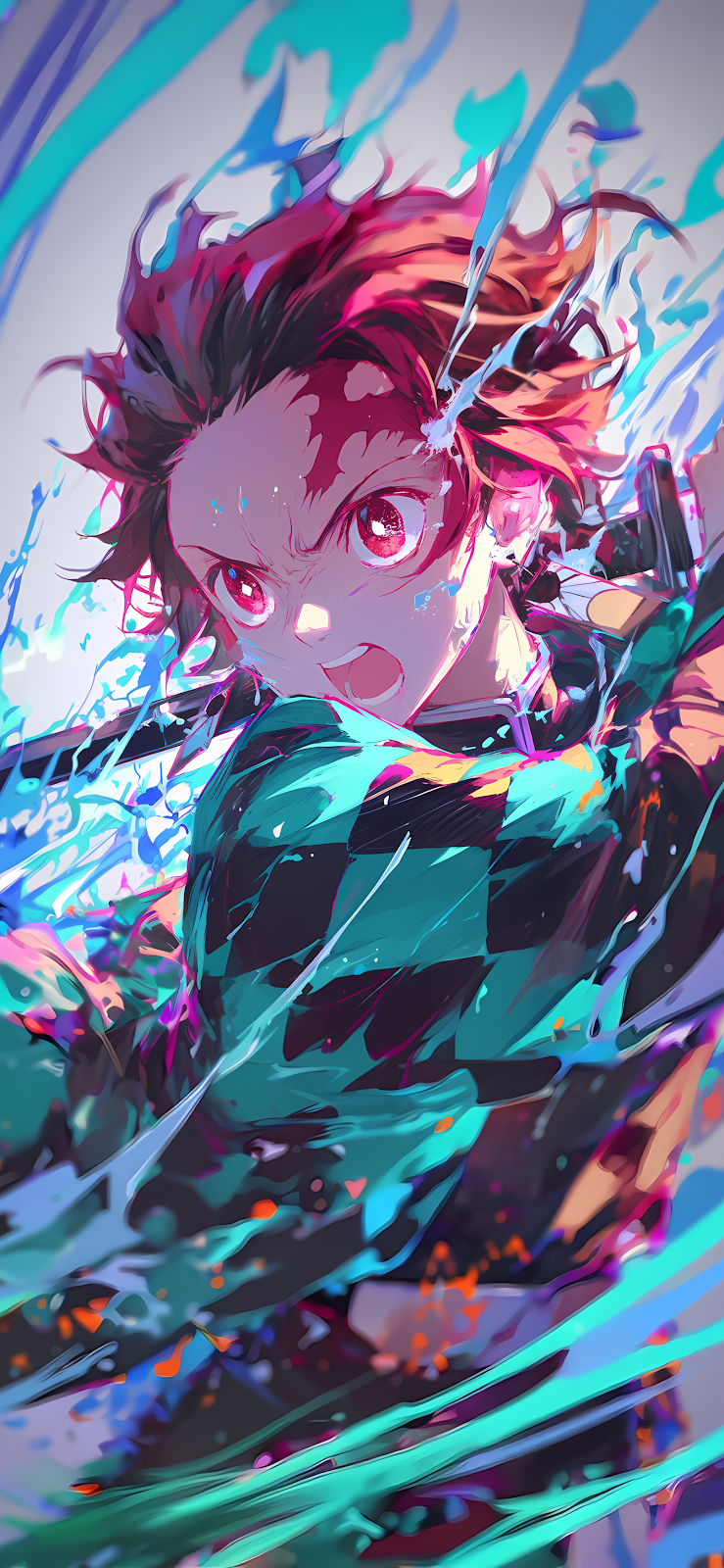 tanjiro demon slayer phone