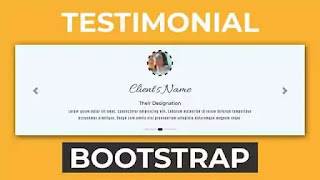 testimonial bootstrap