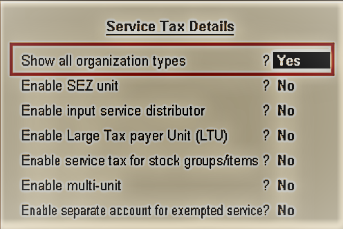 service tax in hindi