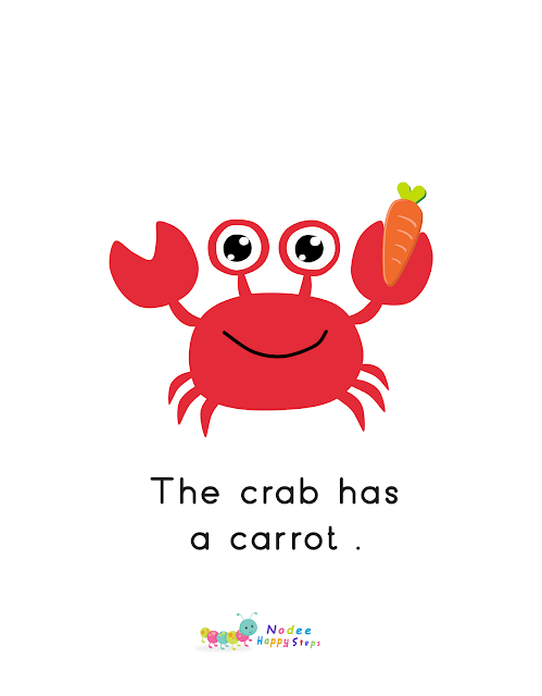 Letter C story for Kids - The Crab