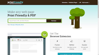 printfriendly homepage