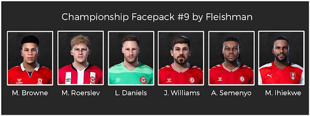 Championship Facepack #9 For eFootball PES 2021