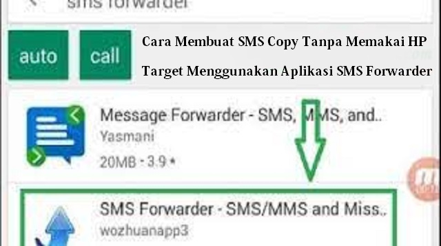 Cara Membuat SMS Copy Tanpa Memakai HP Target