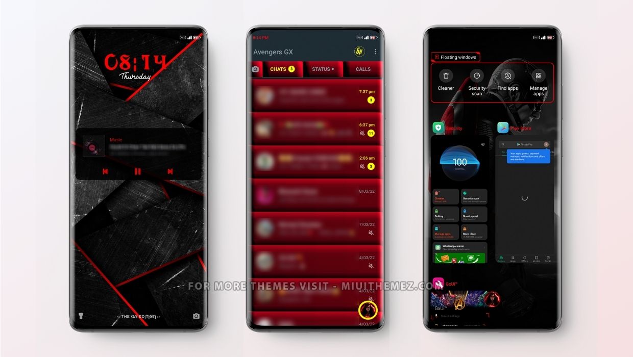 Avengers Gx MIUI Theme