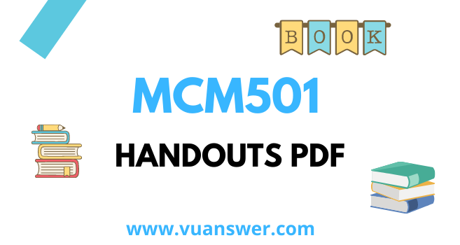 MCM501 advertising for print and electronic media handouts pdf