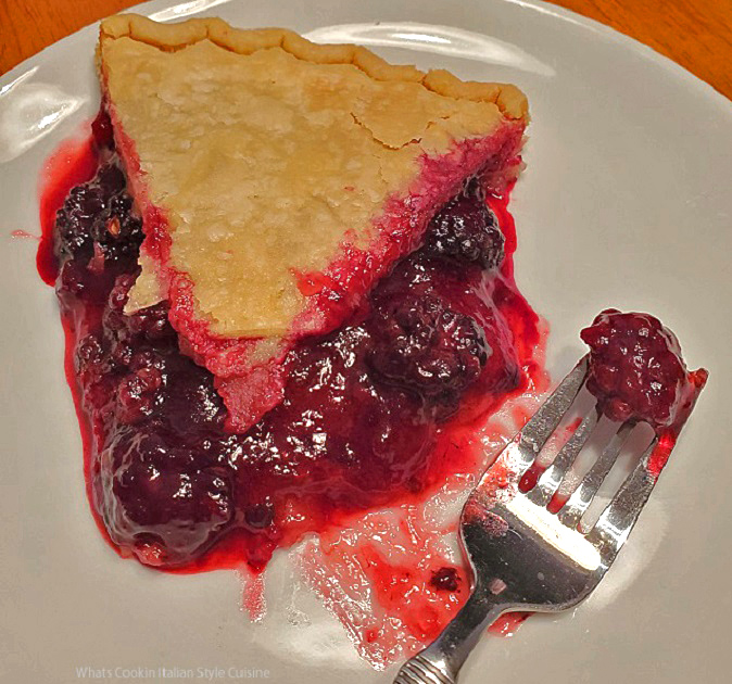 red raspberry pie