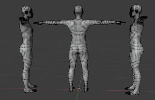 Human full body for 3d model reference