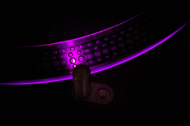 Technics deck service photography  - Pink Pop Up Light