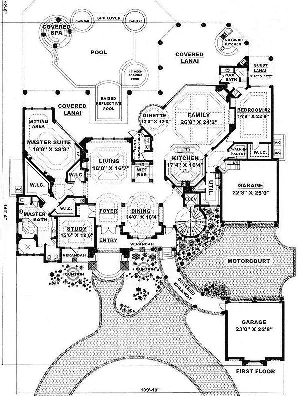 Plan 66022WE: Tuscan-Style Mansion Luxury floor plans In The Interests Of Luxury Mansion Floor Plans