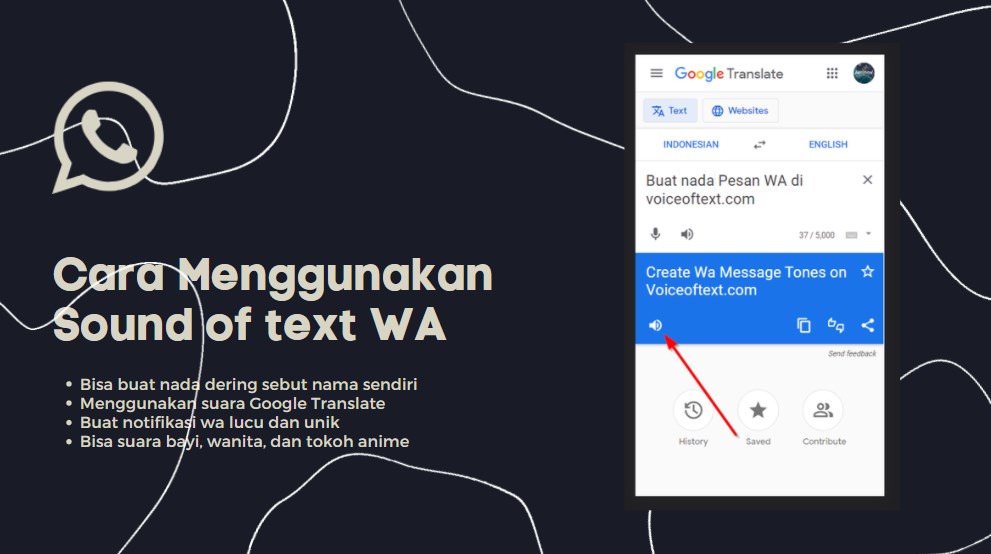 cara terbaru menggunakan sound of text wa