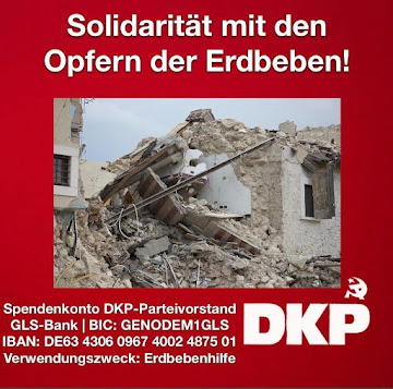 Solidarität mit den Opfern der Erdbeben!