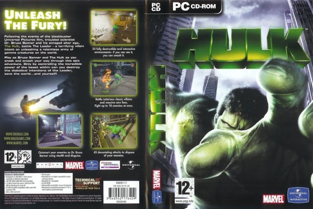 Hulk 2003 HIghly Compressed PC Game 162 Mb