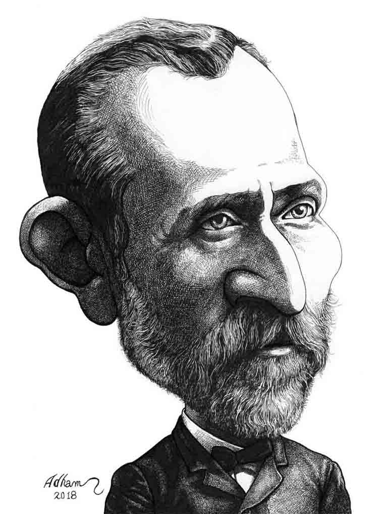 Van Gogh .. Caricature by Adham Lotfy - Egypt