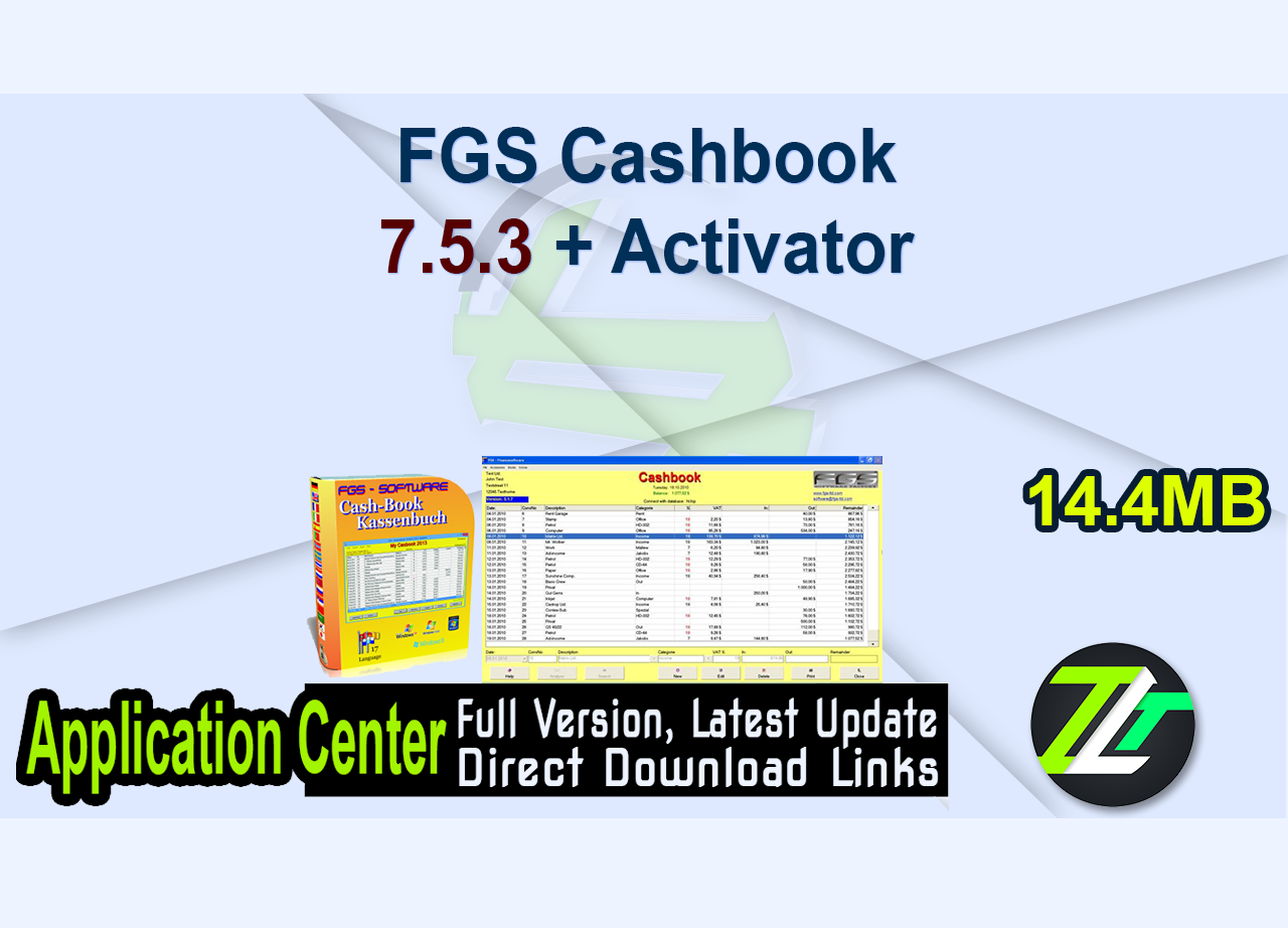 FGS Cashbook 7.5.3 + Activator