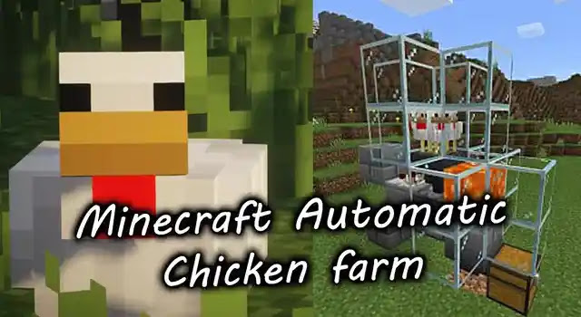How To Build Auto Chicken Farm In Minecraft