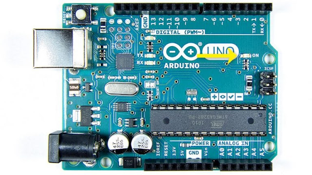 Komponen Papan PCB Arduino Uno