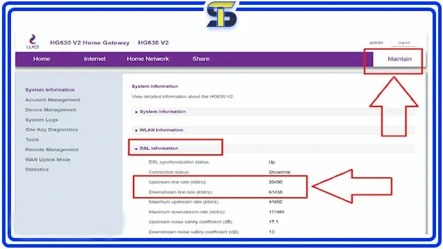 معرفة سرعة الانترنت الحقيقة من الراوتر