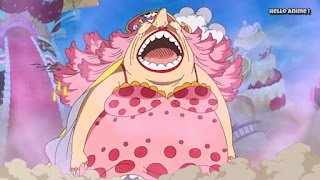 ワンピースアニメ WCI編 838話 ビッグ・マム Charlotte Linlin | ONE PIECE ホールケーキアイランド編