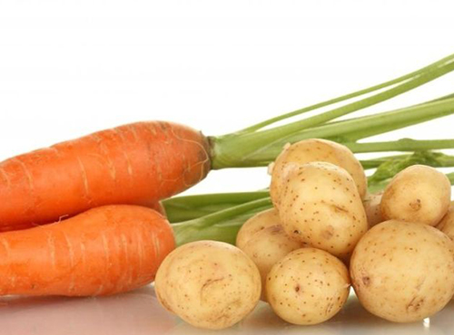 Người bệnh tiêu chảy nên ăn khoai tây và cà rốt. Ảnh sưu tầm