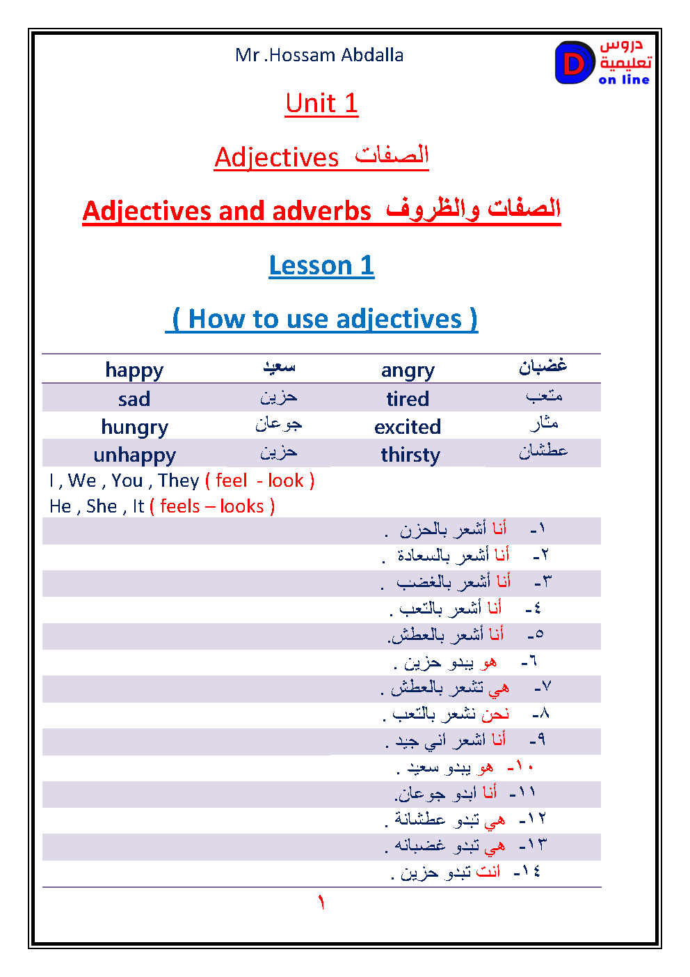 قواعد connect 4 grammar كاملة للصف الرابع الإبتدائى الترم الاول 2022