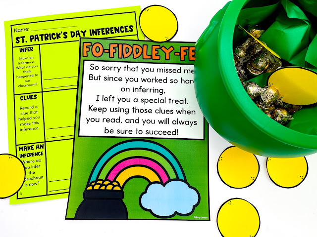 Looking for easy to implement St. Patrick’s Day activities for the classroom?!  These St. Patrick’s Day Inference Activities and Craft by Tiffany Gannon will ensure students are engaged and learning.  Click here to see the St. Patrick’s Day craft, activities, posters, and more!
