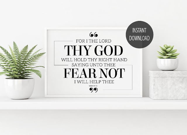 ISAIAH 41:13 - FREE PRINTABLE