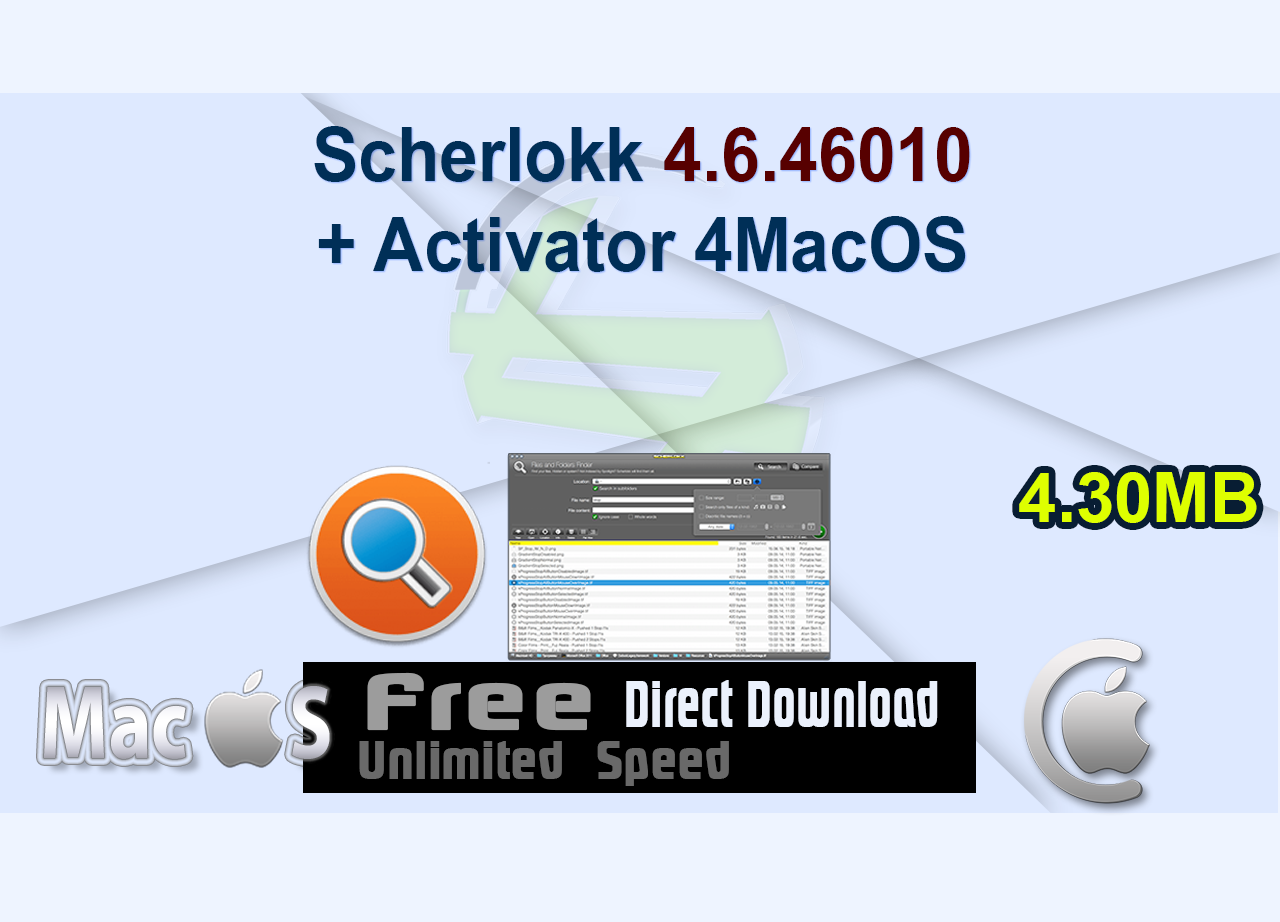 Scherlokk 4.6.46010 + Activator 4MacOS