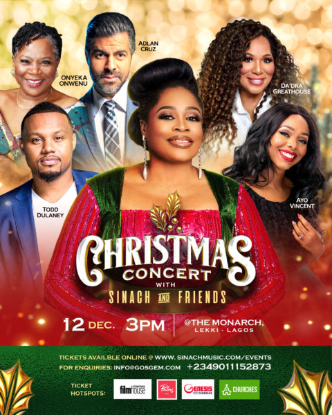 Music Minister Sinach Braces For Christmas Concert