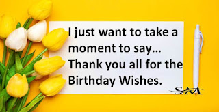 Thank You For Bday Wishes Latest Quotes Hindi & English 2021