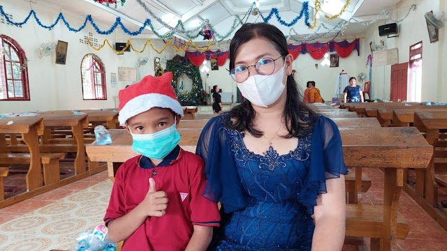 SD Swasta Don Bosco Balam Km.26 Rayakan Natal Sekolah Bersama Orang Tua Murid