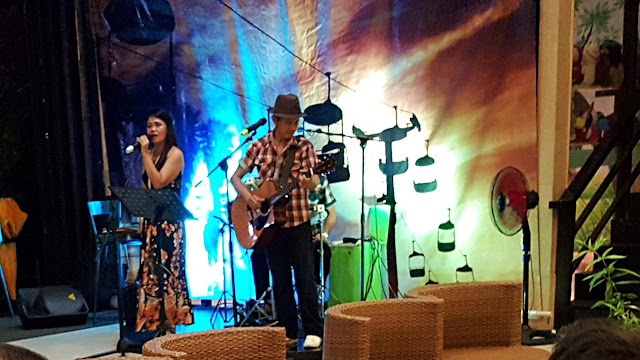 live band nightly entertainment at Aziza Paradise Hotel, Palawan