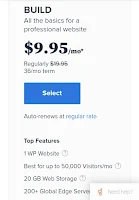 Bluehost WordPress Hosting plans