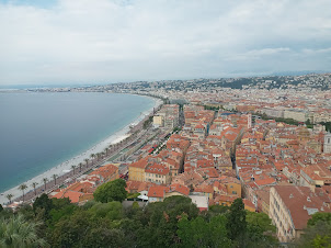 View of Nice from Castle Hill( Colline du Chateau)