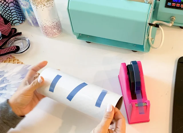How to Tape a Tumbler to Minimize Seams and Uneven Edges!