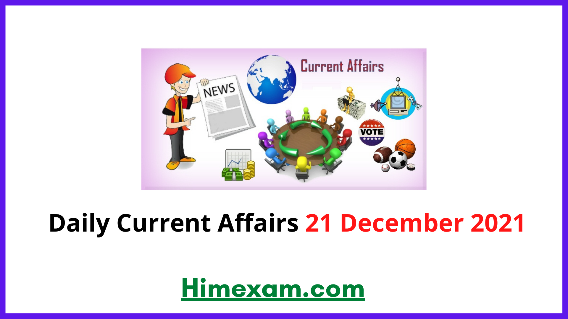 Daily Current Affairs 21 December 2021