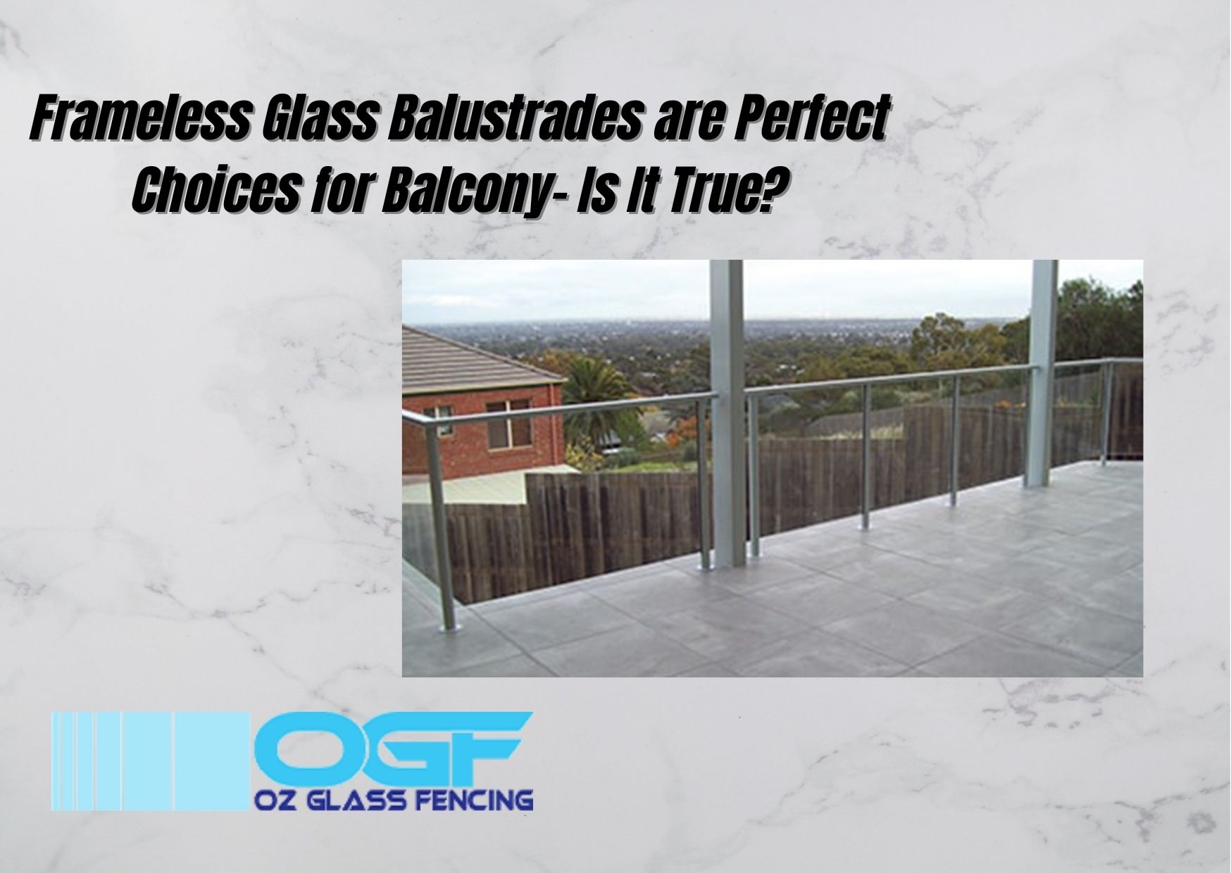 frameless glass balustrades Sydney