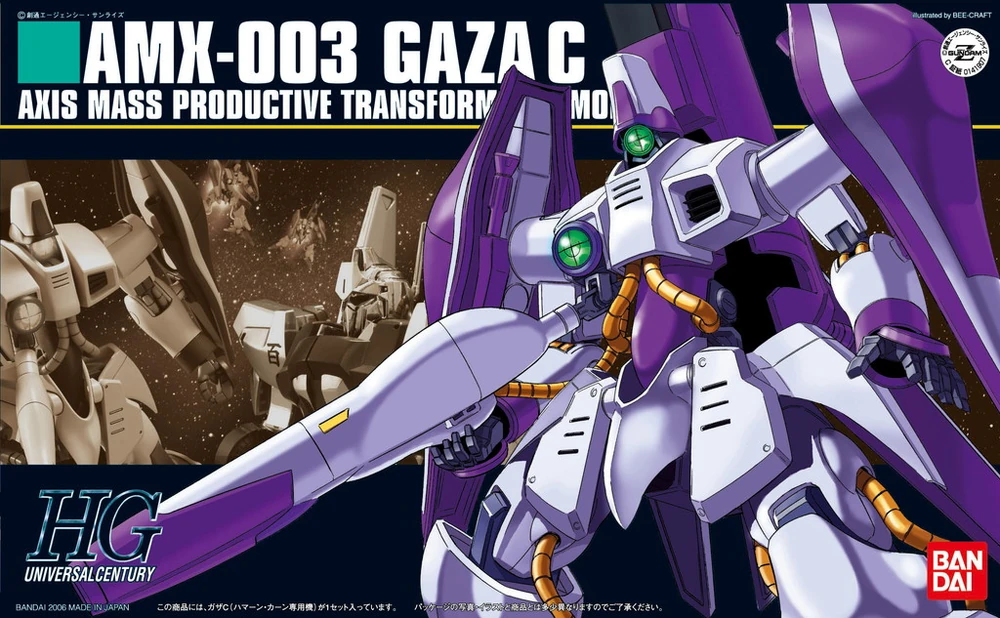 HGUC 1/144  AMX-003 GAZA C (HAMAN KARN CUSTOM) - 01