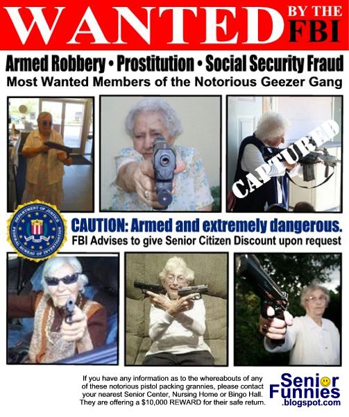 grannies, FBI, Social Security Fraud, Poster