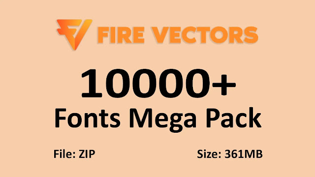 10,000 Fonts Collection