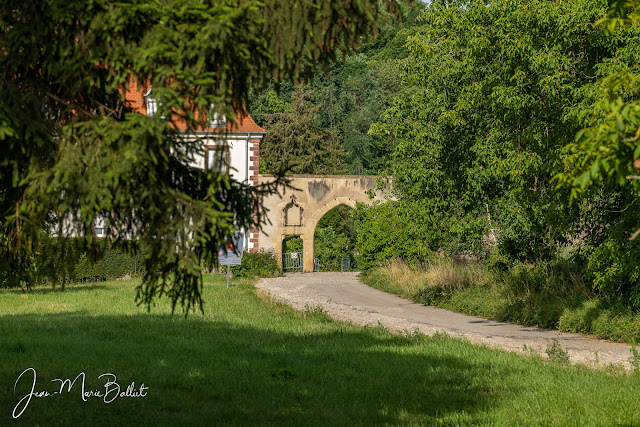 Porte cochère datée 1492 et porte piétonne surmontée d'une niche de style gothique