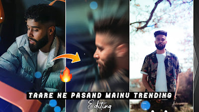 Taare Ne Pasand Mainu Trending Reel VN App Video Editing | Ap Dhillon Excuse Song Kehndi Hundi Si