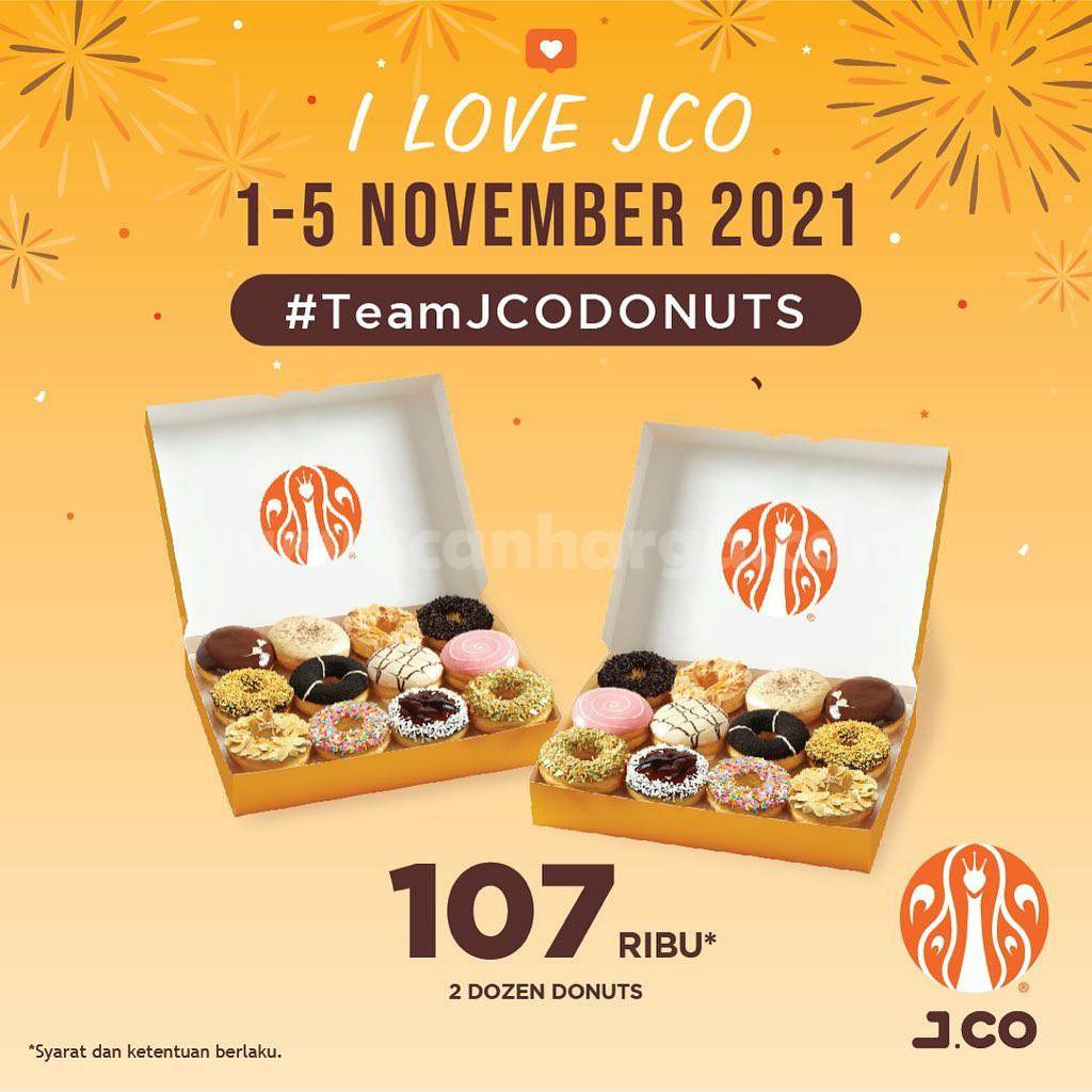 Harga Promo JCO Terbaru | 2 Lusin Donuts Hanya Rp. 107.000