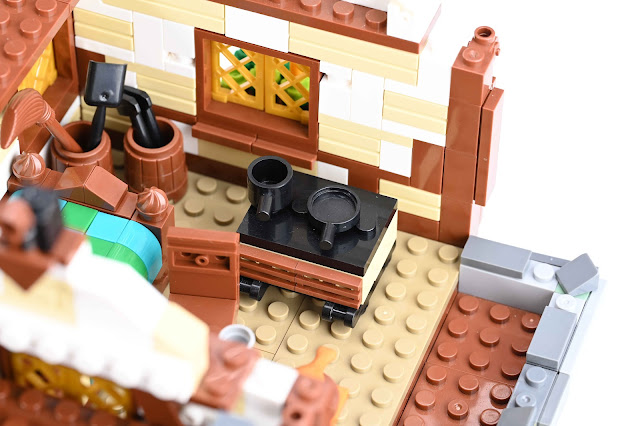 Nifeliz Medieval Town Market Compatible With Lego