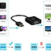 Terabyte HDMI TO VGA 0.25 m HDMI Cable  (Compatible with Desktop/ Laptop/Led, White, Black, One Cable)