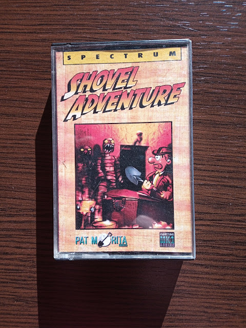 Juego Shovel Adventure para Spectrum edición física caja por delante