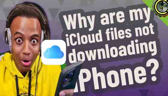 قم بتنزيل ملفات iCloud على iPhone