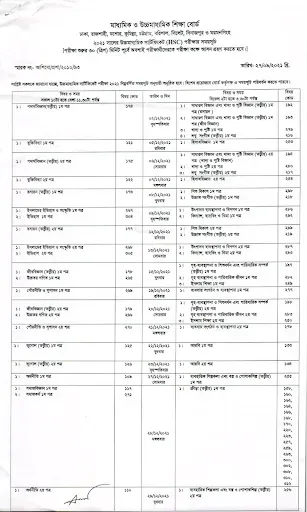 HSC Routine 2021