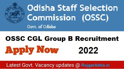 Odisha SSC CGL 2022 Recruitment